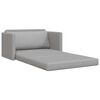 vidaXL Sofa Bed 110cm Szary chmur tkanina