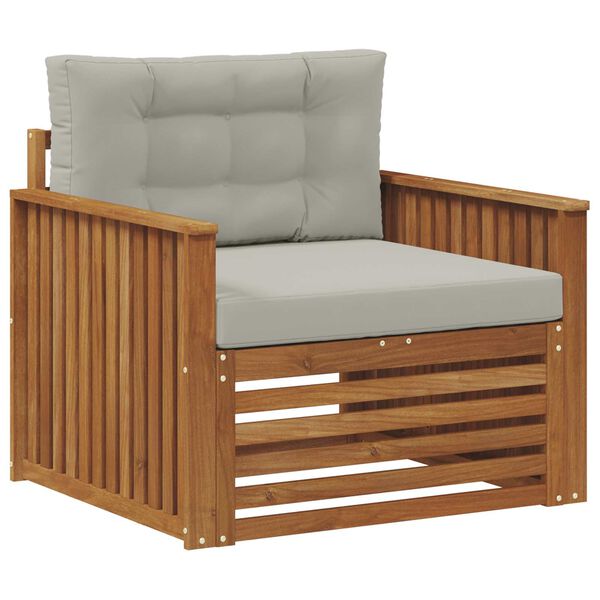 vidaXL Zestaw sof na zewnątrz Lite drewno akacjowe i poliester