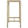 vidaXL Stolik barowy, 60x60x110 cm, impregnowana sosna