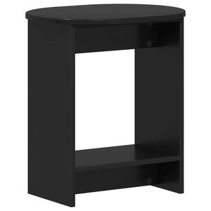 vidaXL Stolik boczny Czarny 50 x 39,5 x 55 cm Drewno inżynieryjne