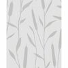 Topchic Tapeta Reed Plumes, metaliczny szary