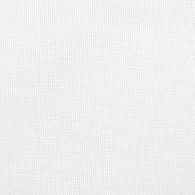 vidaXL Trójkątny żagiel ogrodowy, tkanina Oxford, 5x6x6 m, biały