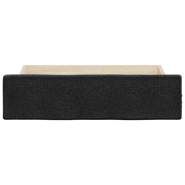 vidaXL Szuflady pod ł&oacute;żko, 2 szt., czarne