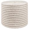 vidaXL Lina Jutowa 12 mm Biały 100% juta Tossa