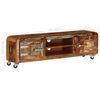 vidaXL Szafka pod TV, 120x30x36 cm, lite drewno odzyskane