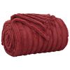 vidaXL Koce narzutowe 6 pcs Bordeaux Czerwony 200 x 150 cm Polar