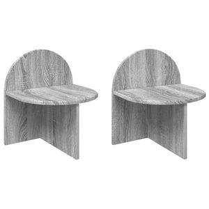 vidaXL Stolik nocny 2 szt. Szary Sonoma 40 x 35,5 x 45,5 cm