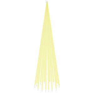 vidaXL Choinka do montażu na maszcie 1134 ciepłych białych LED, 800 cm