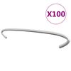 vidaXL Haki do gabion&oacute;w, 100 szt., galwanizowana stal, 20 cm
