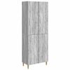 vidaXL Zestaw szafek 2 pcs Szary Sonoma Drewno inżynieryjne