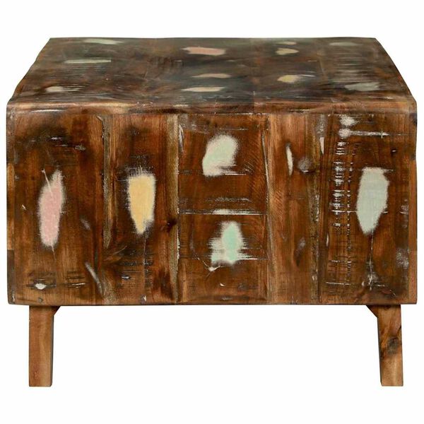 vidaXL Stolik kawowy 90 x 50 x 35 cm Lite Drewno Recyklingowe