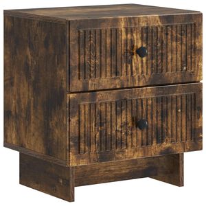 vidaXL Szafka Nocna z szufladą Dąb wędzony 43 x 34,5 x 47,5 cm