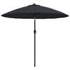 vidaXL Parasol ogrodowy na słupku aluminiowym, 250 cm, czarny