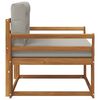 vidaXL Środkowa sofa ogrodowa Lite Drewno Akacji Naturalny