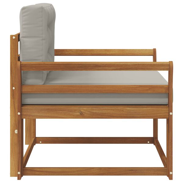 vidaXL Środkowa sofa ogrodowa Lite Drewno Akacji Naturalny