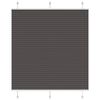 vidaXL Roleta plisowana czarna 115x150 cm Szerokość tkaniny 114,4 cm