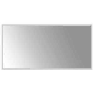 vidaXL Lustro łazienkowe LED przezroczysty 100 x 50 cm szkło hartowane