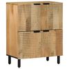 vidaXL Komoda Brązowa 60x33x75 cm Drewno lite Mango
