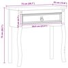 vidaXL Stolik konsolowy Biały 73 x 35 x 73 cm Lite drewno sosnowe
