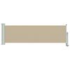 vidaXL Boczny Markiz 60 x 300 cm 100% poliester, żelazo, stal