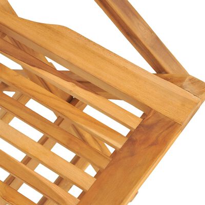 vidaXL 5-częściowy zestaw mebli ogrodowych, lite drewno tekowe