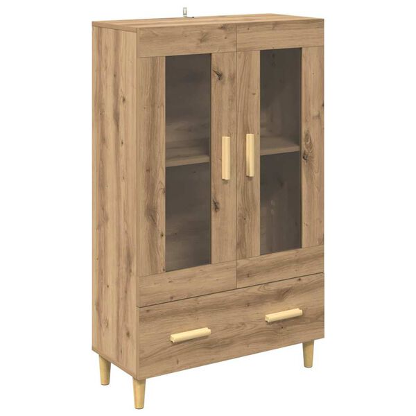 vidaXL Highboard z szufladą Dąb rzemieślniczy 70 x 31 x 115 cm
