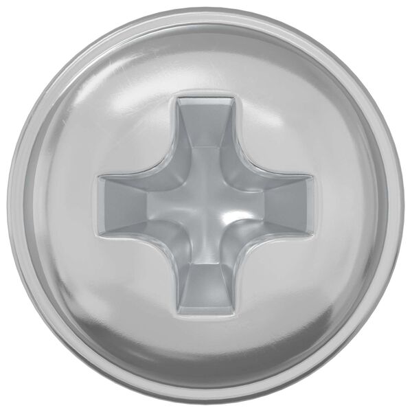 vidaXL Śruby blokujące 2 pcs Srebrny M4 x 5 mm Żelazo