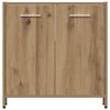 vidaXL 4-częściowy zestaw mebli łazienkowych, dąb artisan