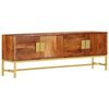 vidaXL Szafka pod TV, 140x30x50 cm, lite drewno akacjowe