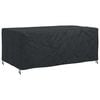 vidaXL Pokrowiec na meble Gładki Czarny 240 x 110 x 70 cm 210D