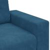 vidaXL Sofa Fotel Niebieski 100x78x80 cm Aksamit