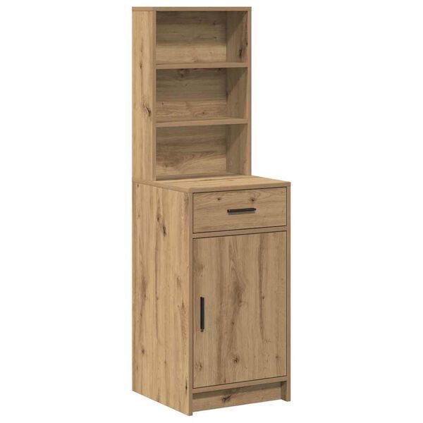 vidaXL Highboard z szufladą Dąb rzemieślniczy 41 x 40 x 135 cm