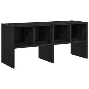 vidaXL Stojak na buty, sztaplowany, czarny, 89,5x30x40 cm