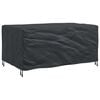 vidaXL Pokrowiec na meble Gładki Czarny 172 x 113 x 73 cm 600D