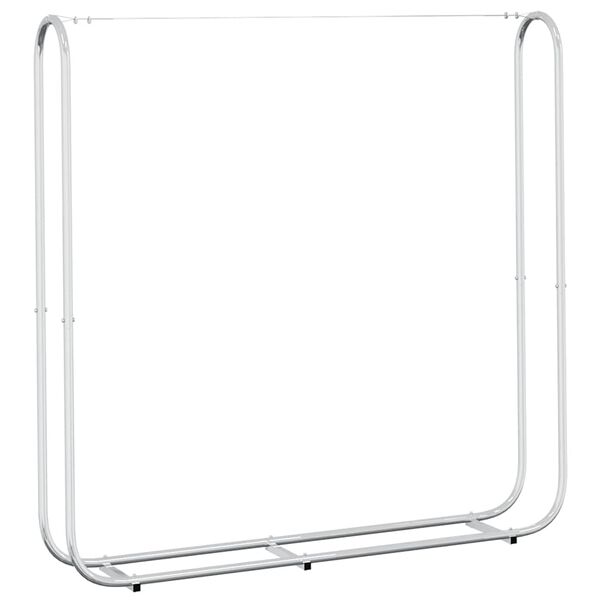 vidaXL Stojak na drewno opałowe 150x25x150 cm Stal ocynkowana