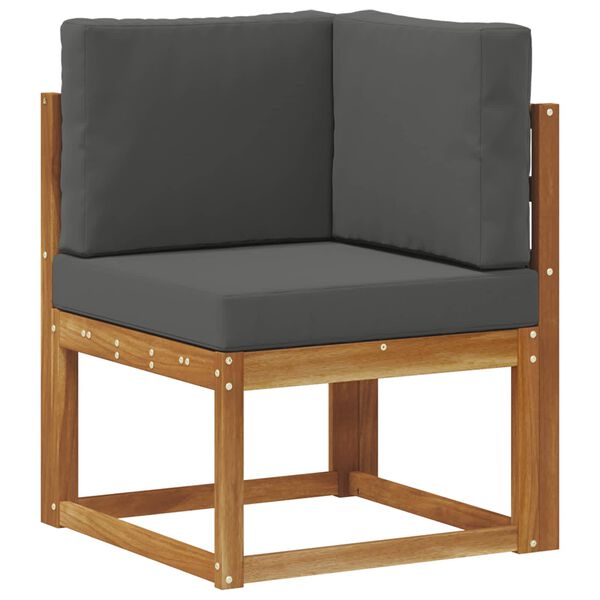 vidaXL Sofa narożna na zewnątrz Lite Drewno Akacji