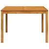 vidaXL Ogrodowy st&oacute;ł jadalniany, 110x110x75 cm, lite drewno akacjowe
