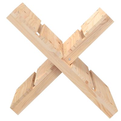 vidaXL Stojak na drewno, 47x39,5x48 cm, drewno sosnowe