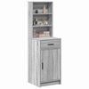 vidaXL Highboard z szufladą Szary Sonoma 40 x 40,5 x 135 cm