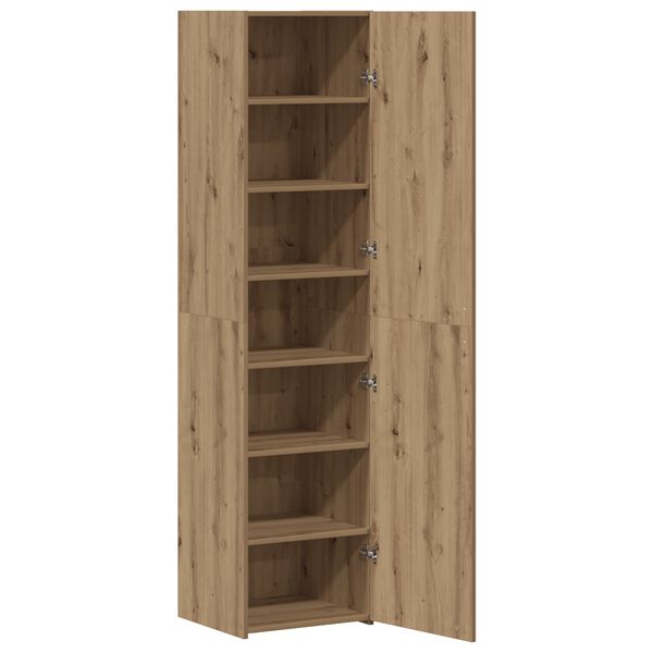 vidaXL Highboard Dąb rzemieślniczy 45 x 42,5 x 185 cm