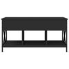 vidaXL Stolik kawowy, czarny, 100x55x50 cm, materiał drewnopochodny