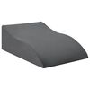 vidaXL Poduszka na nogi Szary 68 x 41 x 21 cm Pianka PU