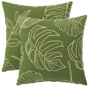 vidaXL Poszewka na poduszkę 2 pcs HEERLEN Wz&oacute;r liścia 30 x 30 cm