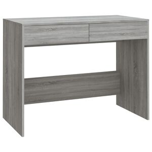 vidaXL Biurko, szary dąb sonoma 101x50x76,5 cm materiał drewnopochodny