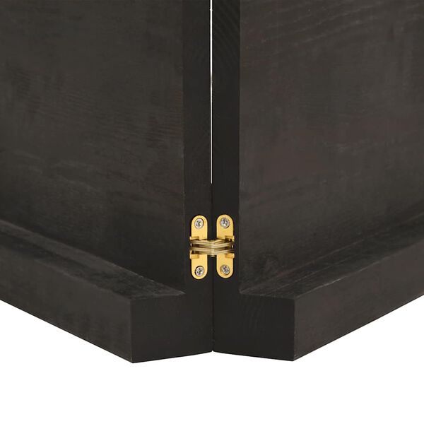 vidaXL Blat ciemnobrązowy 220x40x(2-6) cm drewno z naturalną krawędzią