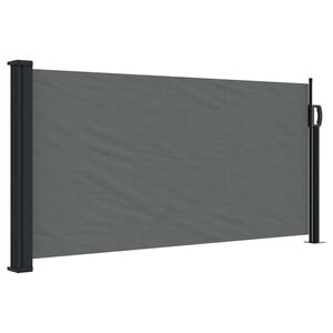 vidaXL Markiza boczna rozkładana antracytowa 100x500 cm