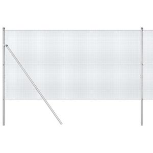 vidaXL Ogrodzenie z spawanej siatki do mocowania w ziemi 50 x 1 m