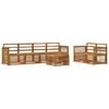 vidaXL Zestaw sof na zewnątrz 7 pcs naturalny Lite Drewno Akacji