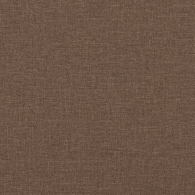 vidaXL Fotel, brązowy, 60 cm, obity tkaniną