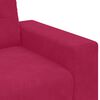 vidaXL Sofa dwuosobowa, wino czerwone, 180x77x82 cm, aksamit